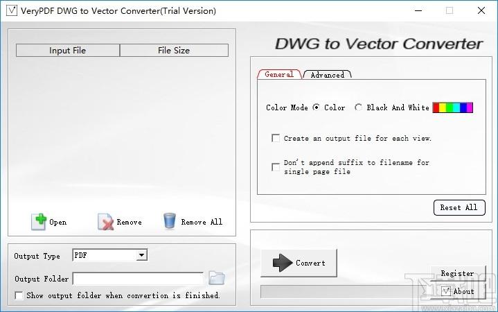 VeryPDF DWG to Vector Converter下载,Cad图纸转换器,格式转换