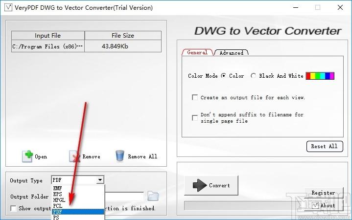 VeryPDF DWG to Vector Converter下载,Cad图纸转换器,格式转换