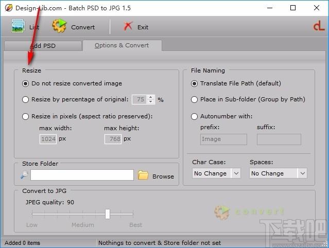 Batch PSD to JPG,批量PSD转JPG,图片转换,转换器