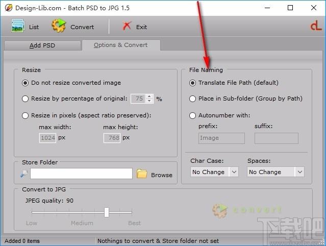 Batch PSD to JPG,批量PSD转JPG,图片转换,转换器