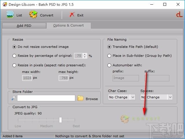 Batch PSD to JPG,批量PSD转JPG,图片转换,转换器
